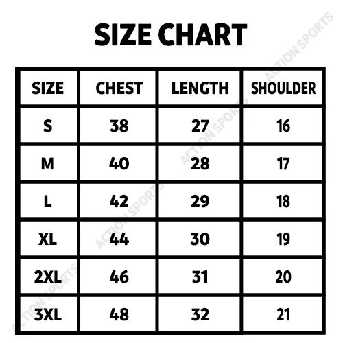 Size chart for Pink Printed and Embroidered Cotton Kurta